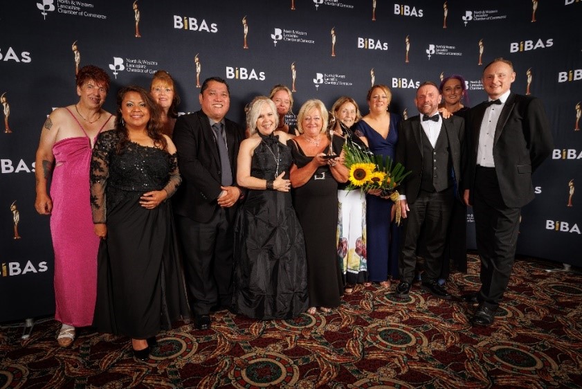 Some of our team - BIBA's Employer of the Year Award 2023 winners