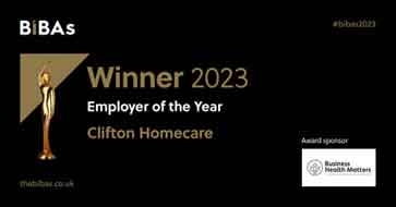 We're BIBAs (Be Inspired Business Awards) Employer of the Year winner 2023