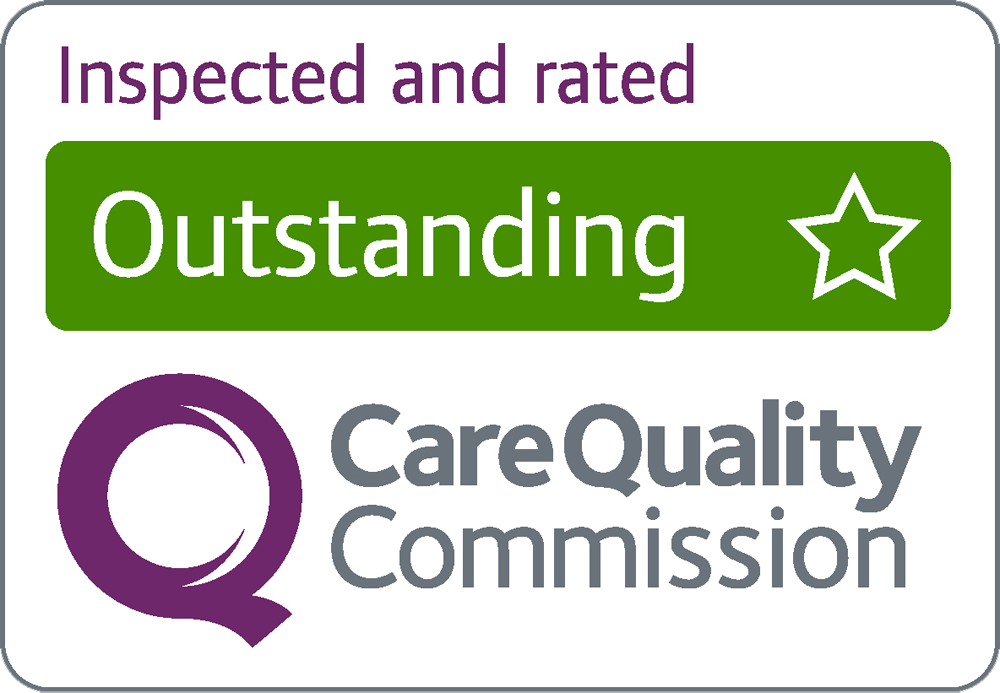 We're CQC inspected & rated Outstanding