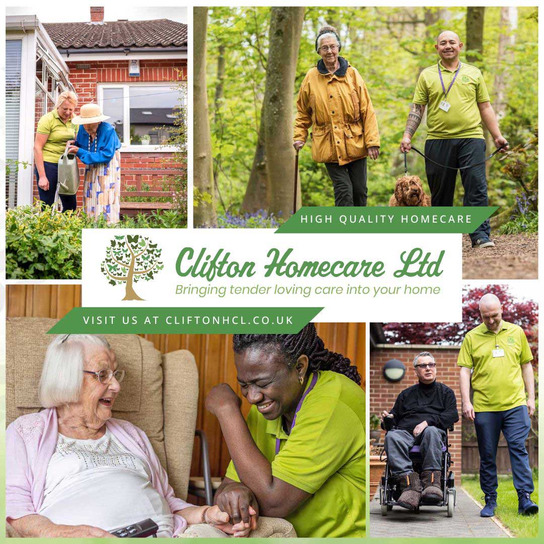 Discover high quality domicilliary care & support at Clifton Homecare