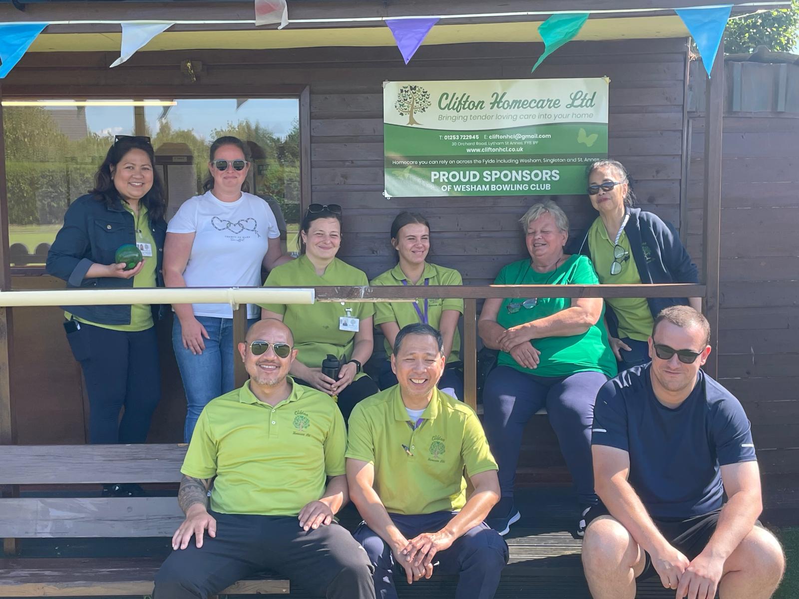 Clifton Homecare Team Building at Wesham Bowling Club 