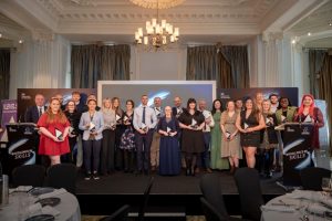 National Apprenticeship Skills Awards Group Winners on Stage