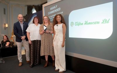 Clifton Homecare Celebrate Highly Commended Success at the North West Regional Apprenticeship and Skills Awards